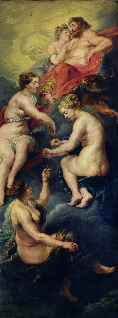 The Medici Cycle: The Three Fates Foretelling the Future of Marie de Medici by Peter Paul Rubens
